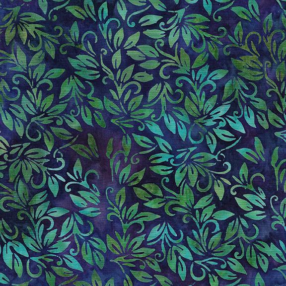 Leaf Swirl-Blue Marine
