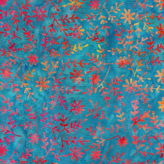 Sprig With Small Daisy-Blue Waterfall