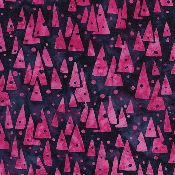 Triangles and Dots-Purple Blackberry