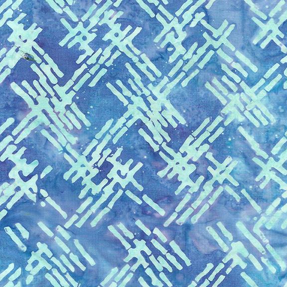 Diagonal Lines-Blue French Blue