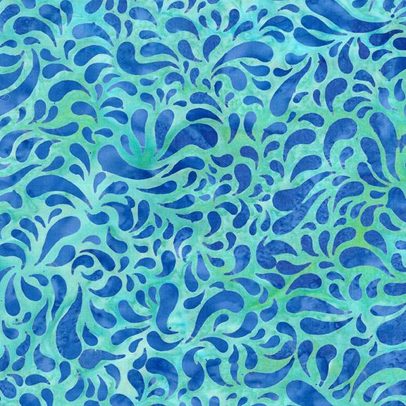 Teardrops-Teal Parakeet