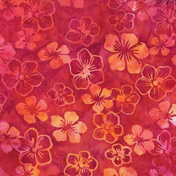 Dogwood Floral Tossed-Multi Pink Yellow