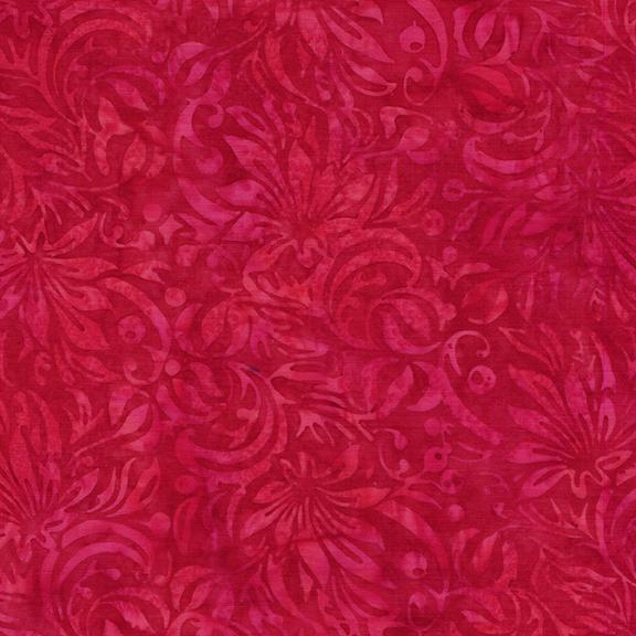Square Floral-Red Imperial