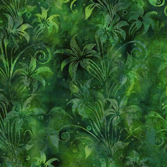 Lily Florals-Green Frog