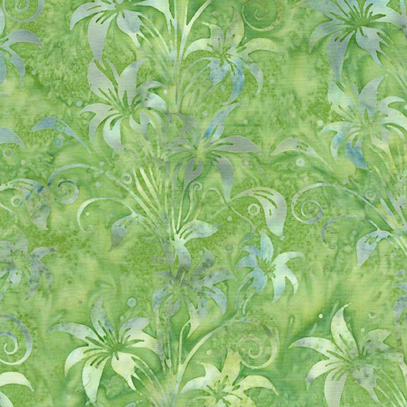Lily Florals-Green Pistachio