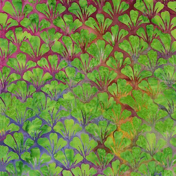 Ginko -Multi Pink Green Pale Olive