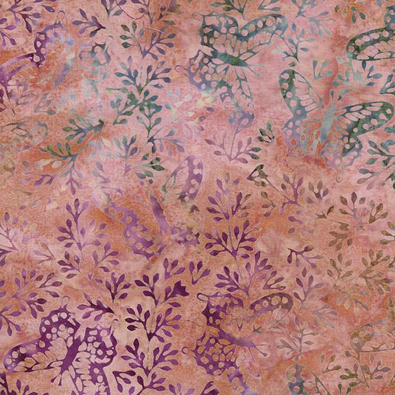 712402325 / Butterflies and Leaves-Red Tangy