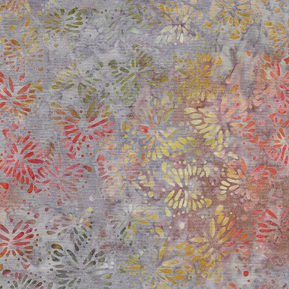 712403817 / Tossed Butterflies-Multi Red Blue Dusty