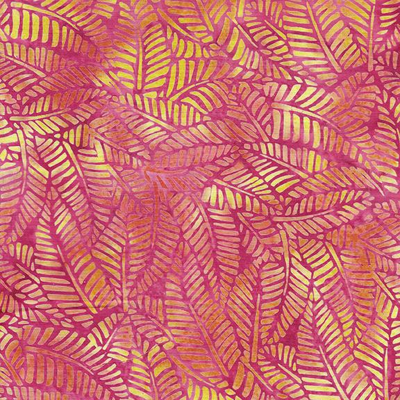 112410140 / Tossed Leaves-Pink French Rose