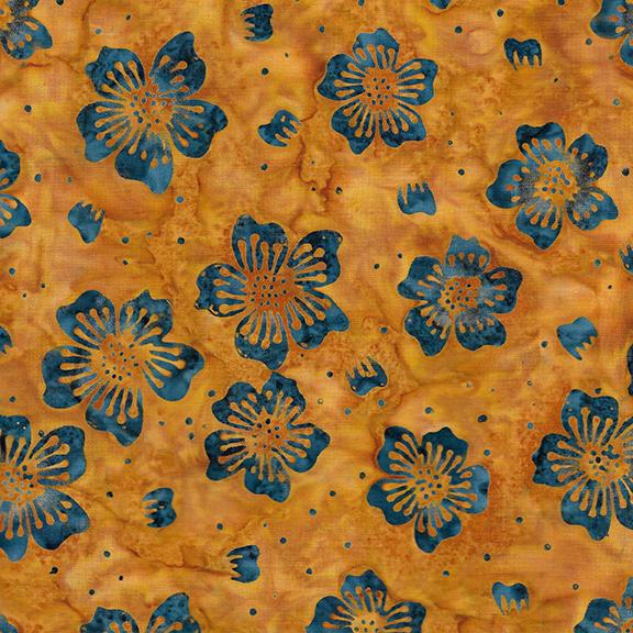 712409270 / Medium Floral-Orange Cheddar