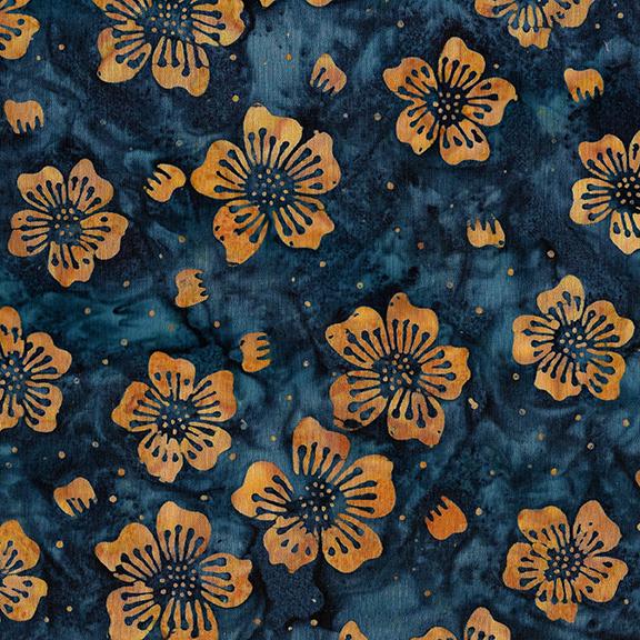 712409575 / Medium Floral-Blue Marine