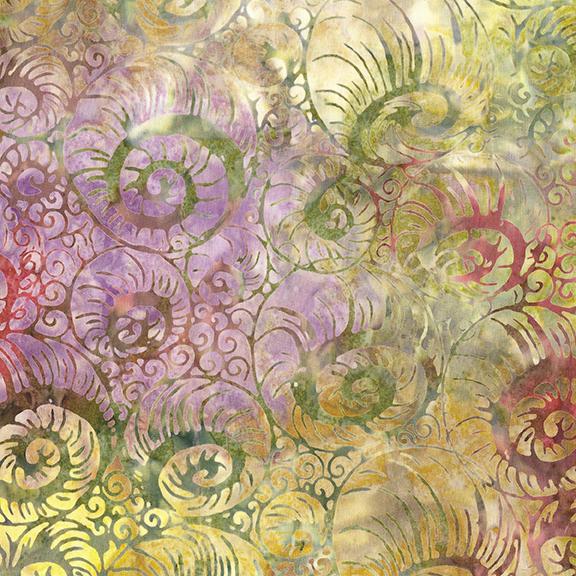 Abstract Nautilus-Multi Purple Yellow