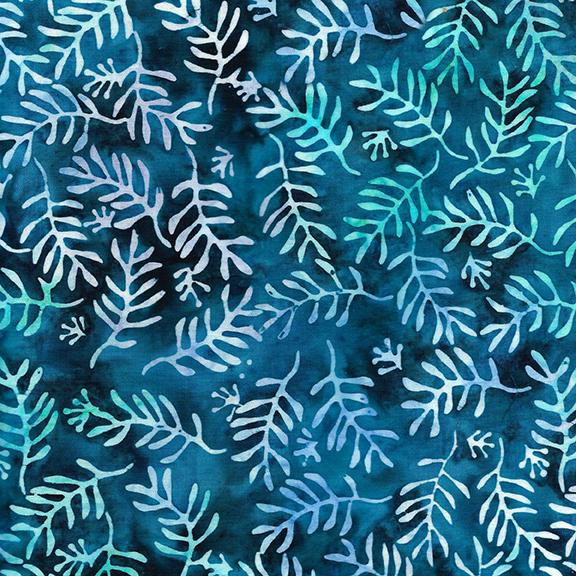 Vines and Sprigs-Blue Azure