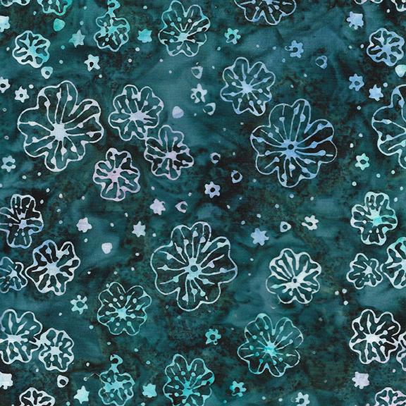 712410960 / Small Floral-Teal