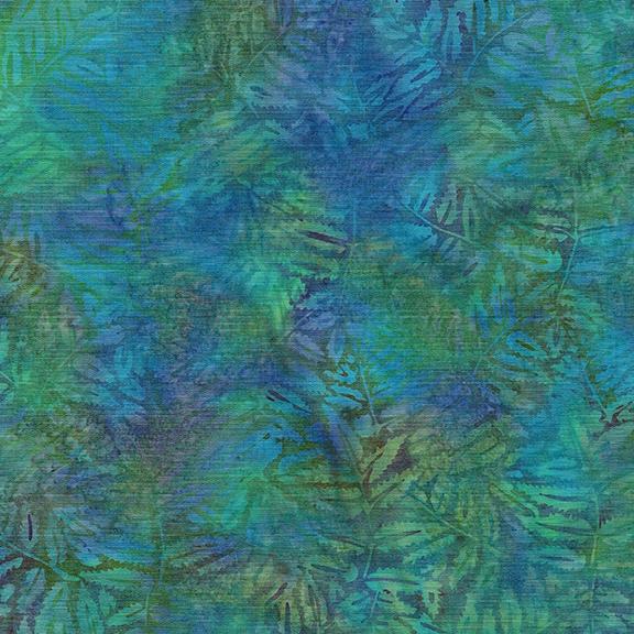 112412851 / Fern-Multi Turquoise Green