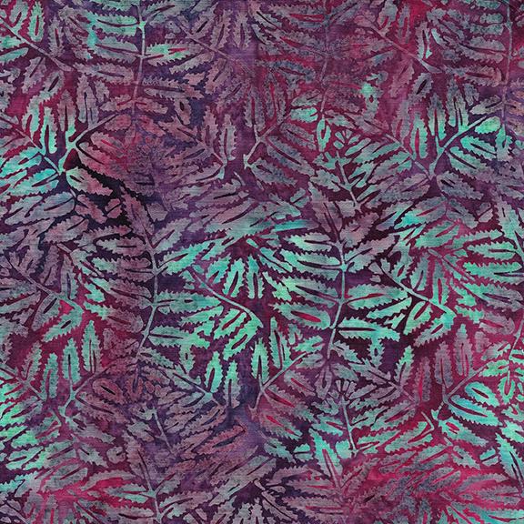112412890 / Fern-Multi Purple Pink Iris