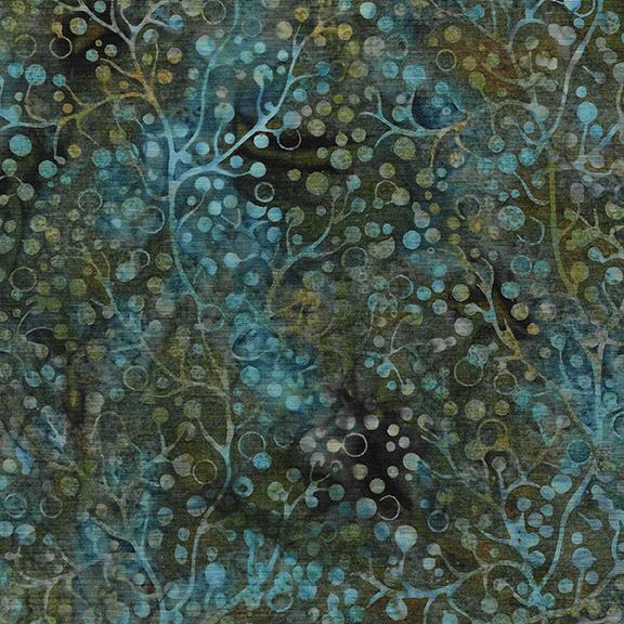112426806 / Vine Dot-Multi Grey Brown Blue
