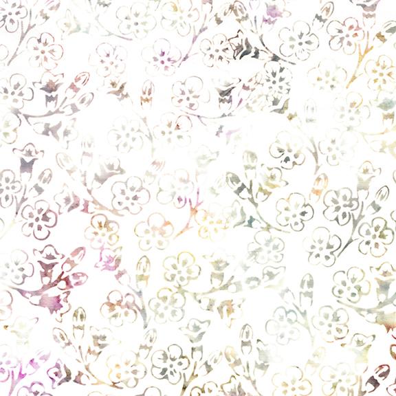 812503012 / Tossed Blossoms-Neutral Glaze