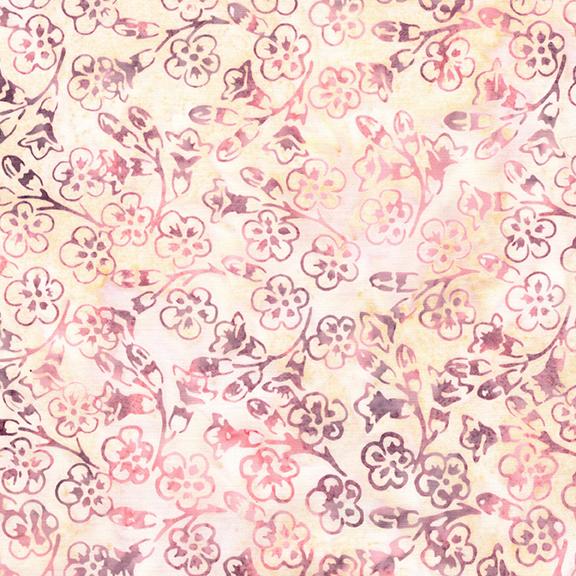 812503868 / Tossed Blossoms-Multi Grey Purple White
