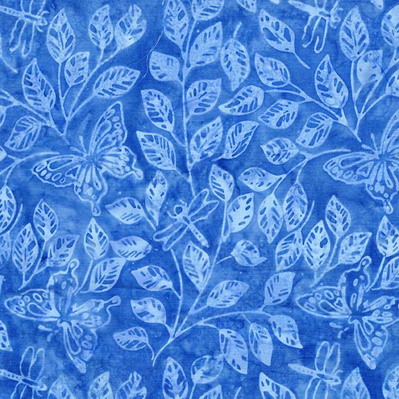 112507515 / Poppies Main-Blue Chambray