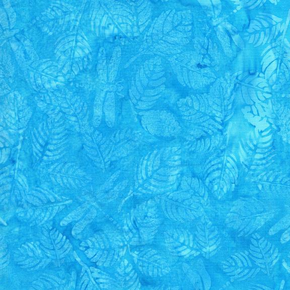 112505940 / Dragonfly Leaves-Teal Surf