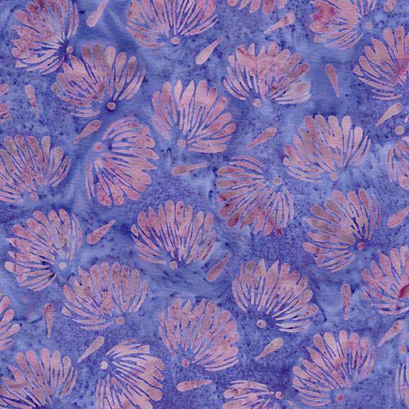712526890 / Floral Fan Tossed-Multi Purple Pink Iris