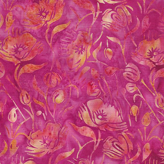 712508801 / Poppy Breeze-Multi Pink Yellow