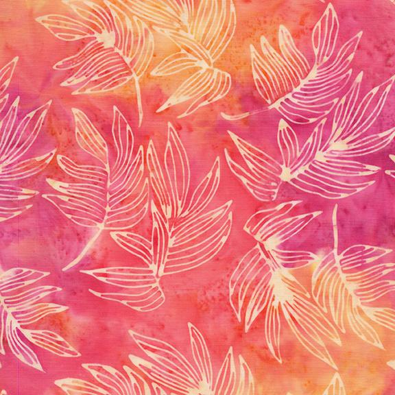 712512810 / Falling Leaves-Multi Pink Orange Sunset