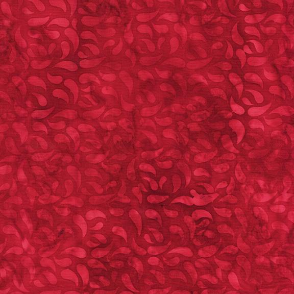 112515360 / Paisley Petals-Red Cherry