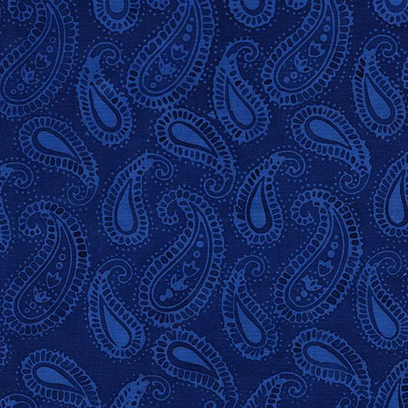 112512550 / Paisley-Blue Blueberry