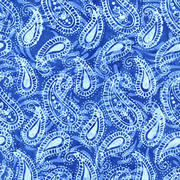 112512570 / Paisley-Blue Cornflower