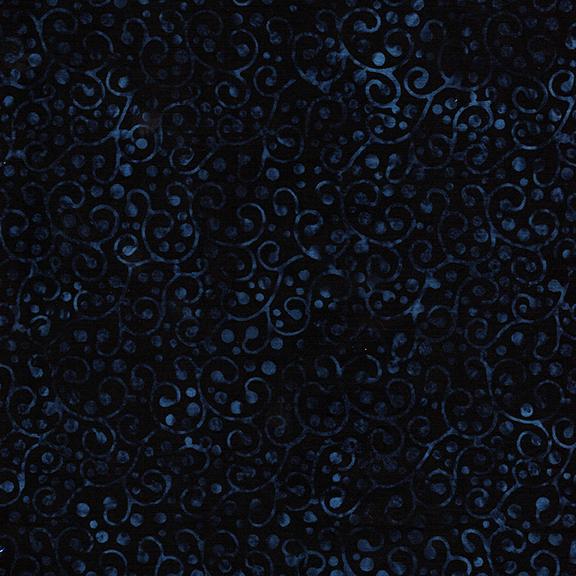 112511595 / Dot Swirl-Blue Midnight Blue