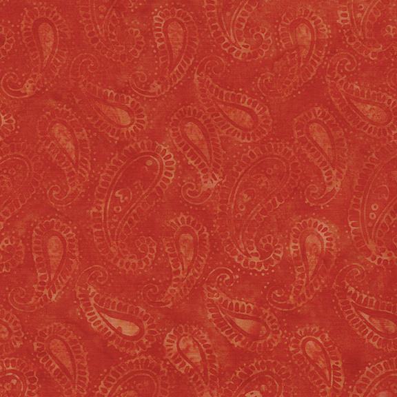 112512275 / Paisley-Orange Pumpkin