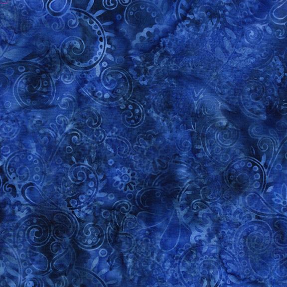 112516575 / Floral Paisley-Blue Marine
