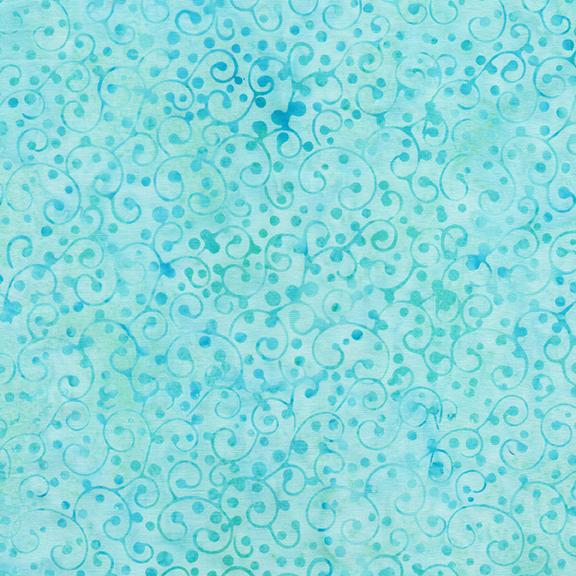 112511905 / Dot Swirl-Teal Aqua