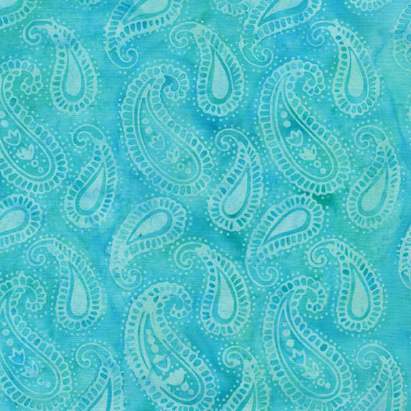 112512905 / Paisley-Teal Aqua