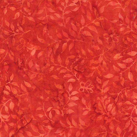 112508282 / Butterfly & Leaves-Orange Vermillion