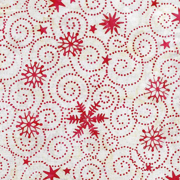 122331700 / Swirl Snowflake-White