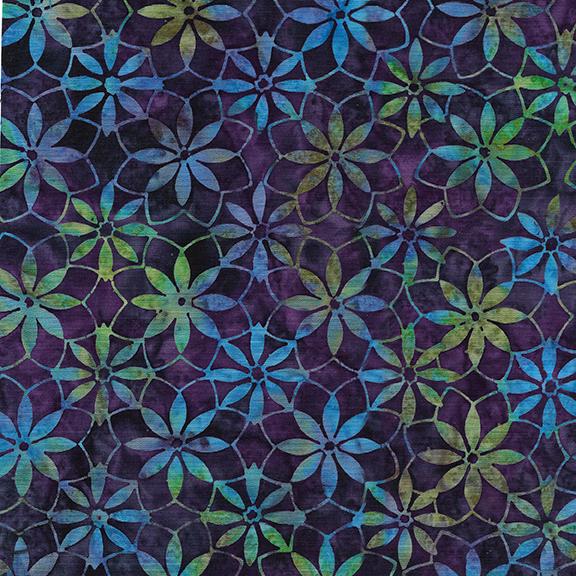 122363470 / Geo Flower-Purple