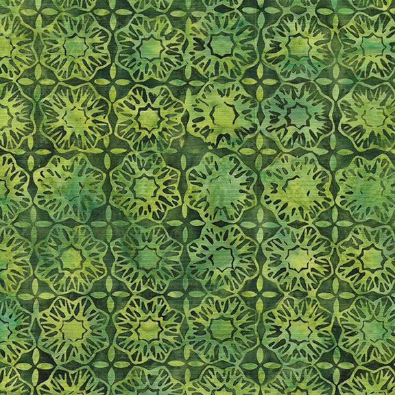 122359680 / Square Flower-Green Spinach