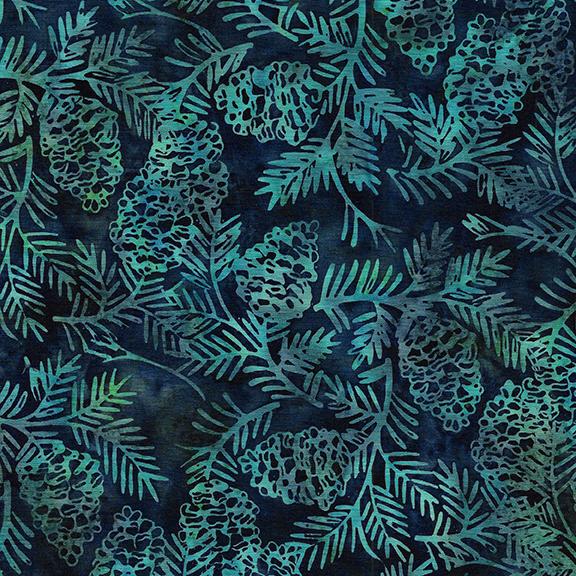 122334993 / Pinecones-Teal Seaweed