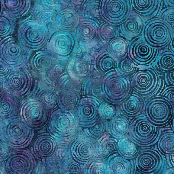 122420802 / Tree Rings-Multi Purple Teal Blue