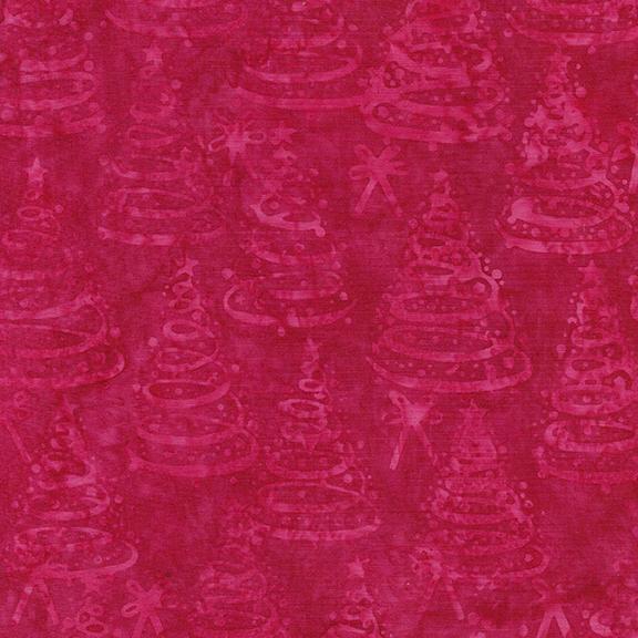 122412365 / Christmas Trees-Red Crimson