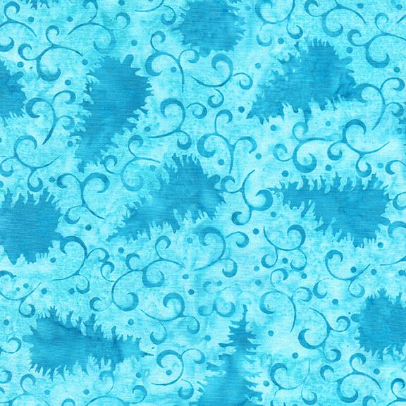 122403915 / Christmas Tree Spirals-Teal Sea Glass