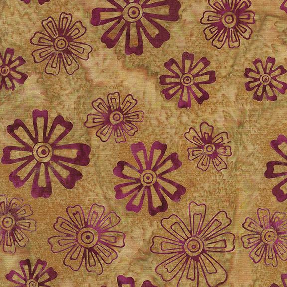 722404263 / Tossed Flowers-Gold Wheat