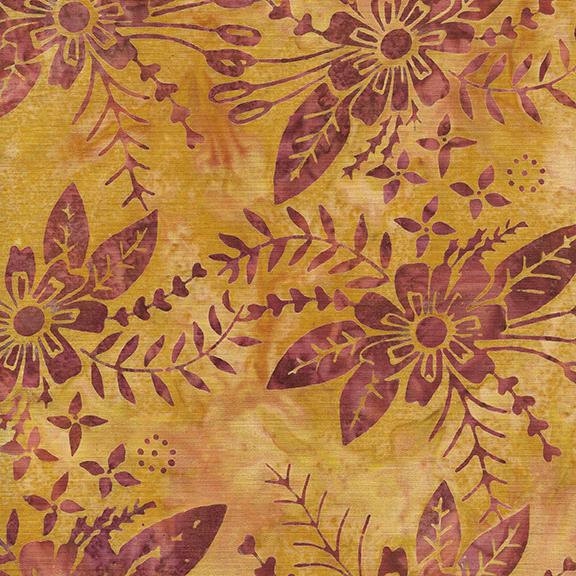 722401270 / Floral Spray-Orange Cheddar