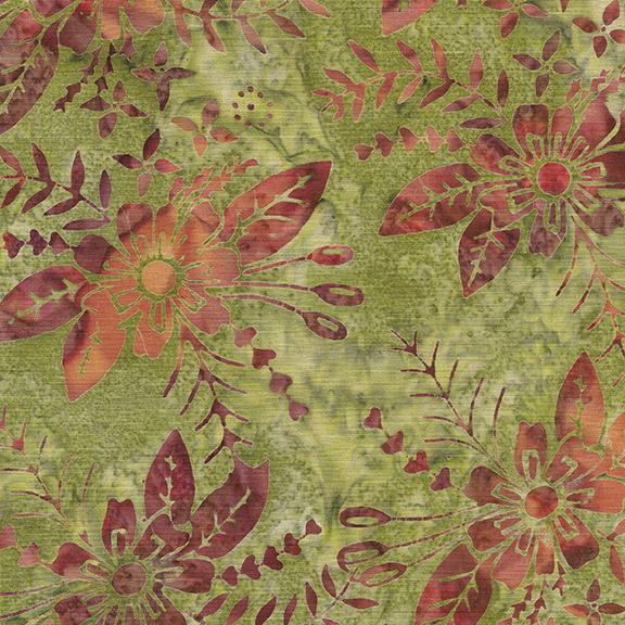 722401610 / Floral Spray-Green Honeydew