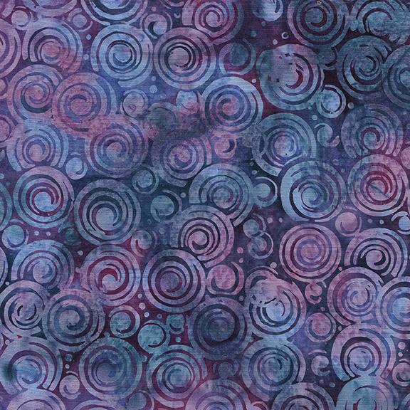 122437828 / Circle in Circle-Multi Blue Purple