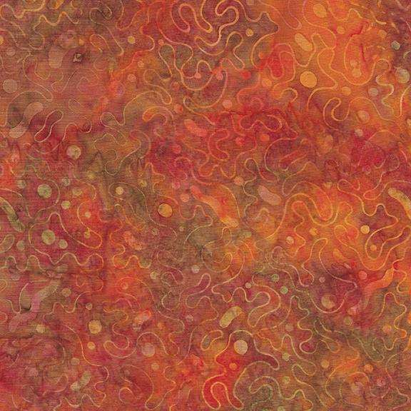 822401805 / Jabber Blob-Multi Orange Brown Citrine