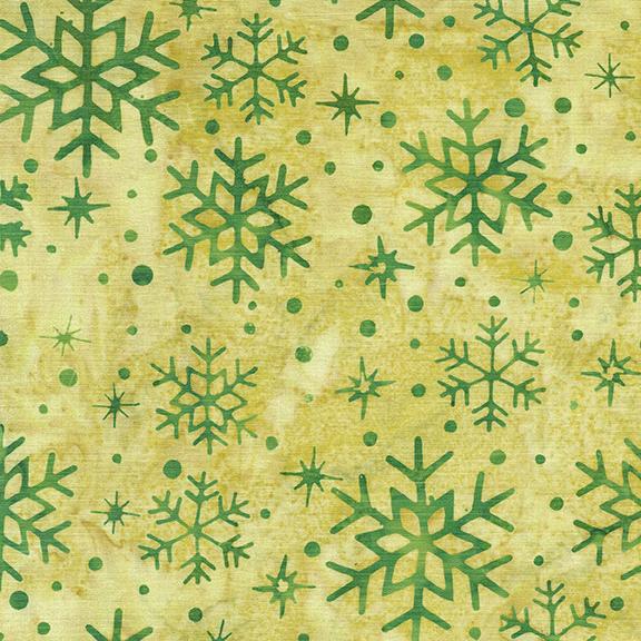 122470205 / Large Snowflakes-Yellow Butter